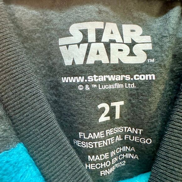 Boys Star Wars Pajamas Set Size 2 - Picture 4 of 9